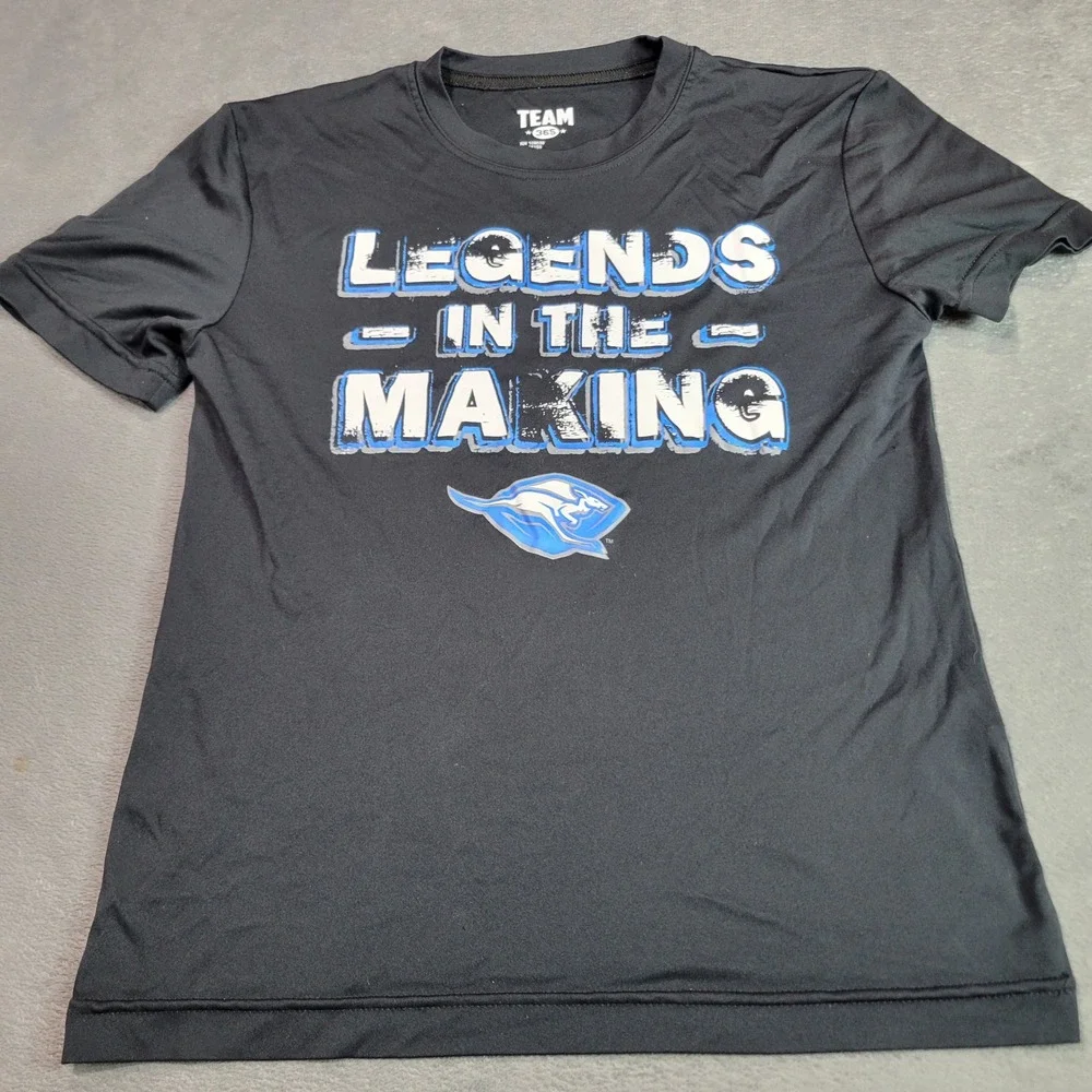 Team 365 Shirt Kids S Black Roo Football 2020 Legends In The Making Athletic Tee